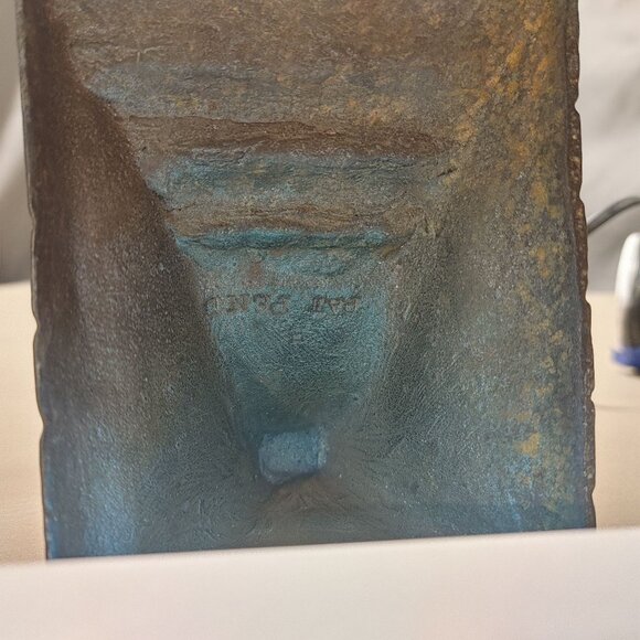 Bankers Piano Lamp 1920 Cast Metal Pat Pend Cast Iron Art Deco Design USA - Picture 12 of 13